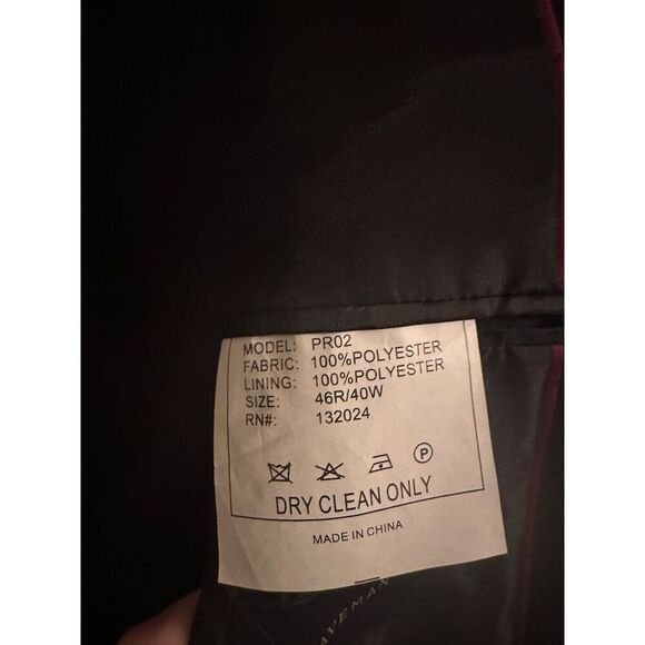 Pierre Loren Blazer Premium Stretch Classic Fit Sport Coat Suit Jacket 42L 36W - Picture 8 of 8